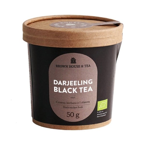 Brown House & Tea DARJEELING BLACK TEA - czarna herbata z pierwszego zbioru BIO 50g