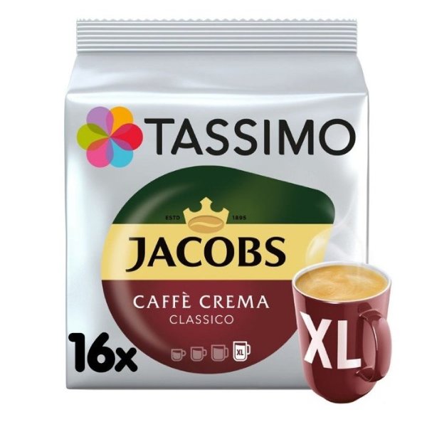 Kapsułki Tassimo Jacobs Caffe Crema Classico XL 16 szt.