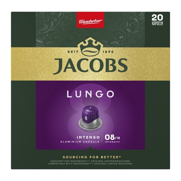 Kapsułki do Nespresso Jacobs Lungo 8 Intenso 20 szt.