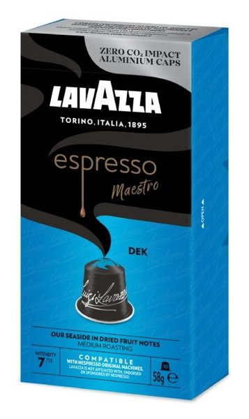 Kapsułki do Nespresso Lavazza Espresso Maestro Dek - 10 sztuk 