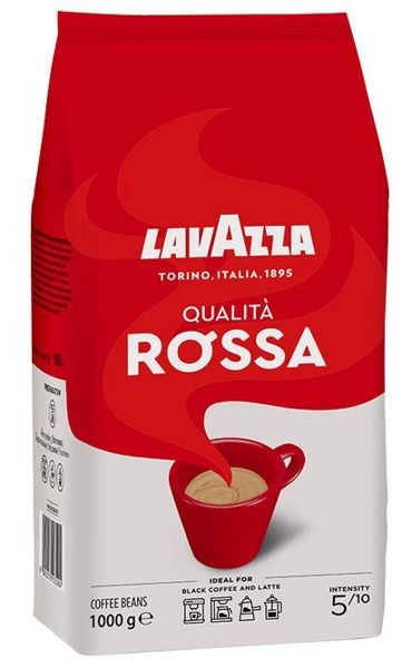 Kawa ziarnista Lavazza Qualita Rossa 1kg + GRATIS Espresso Barista Perfetto 100g